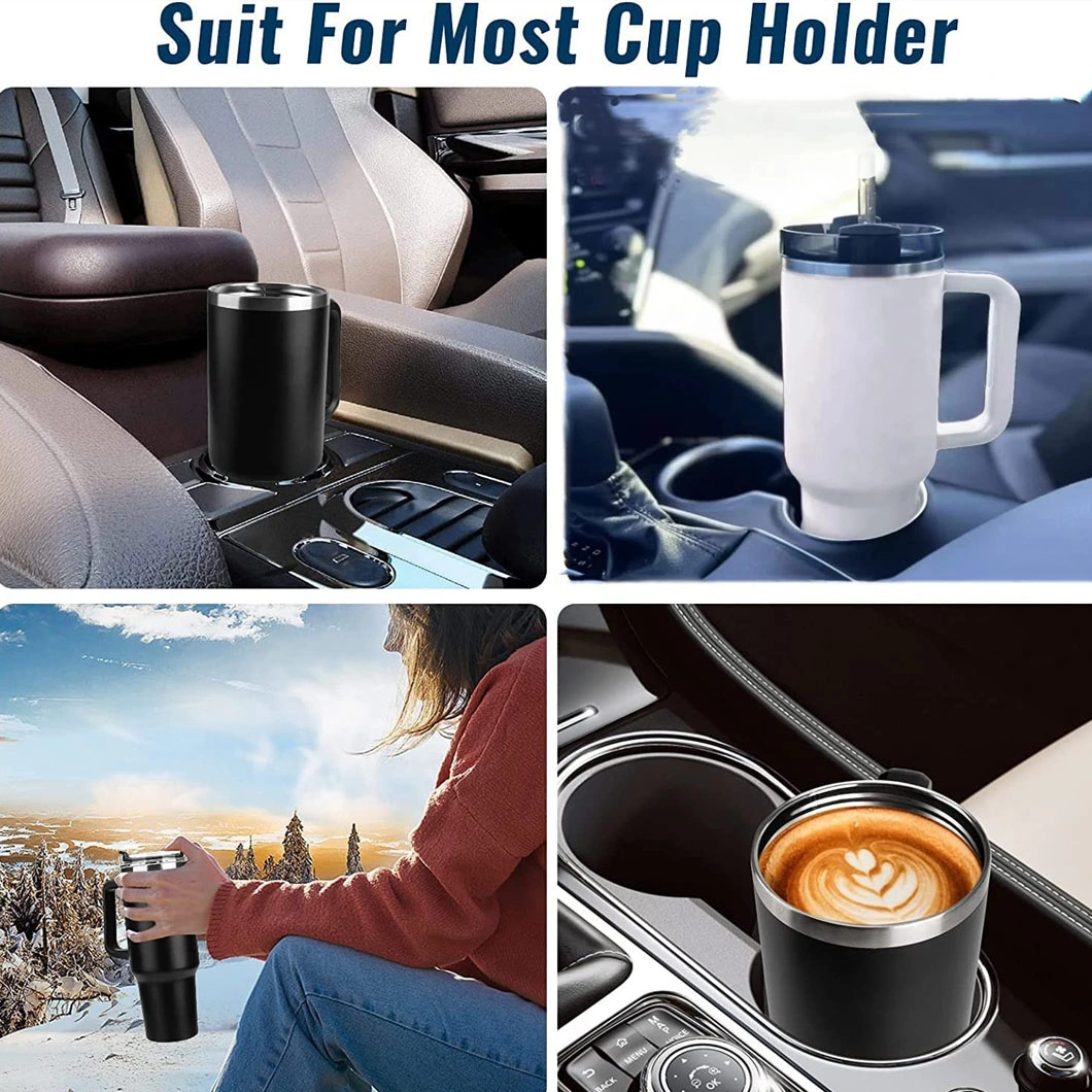 Best Hot Sell Double Wall Ss Water Beer Thermal Cup Coffee Mug Vacuum Insulated Stainless Steel Travel 40oz Tumbler with Handle Lid Straw