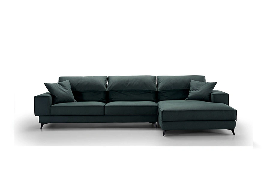 Luxury Modern Contemporary Villa Italian Living Room Set Fabric Corner Sectional Modern Divan Sofa Home Furniture