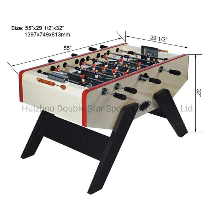 Attractive French Soccer Table Game Table Football Table with Telescopic Rods in China