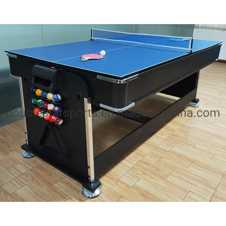 4-in-1 Multi-Game Billiard Table Multi-Function Pool Game Table