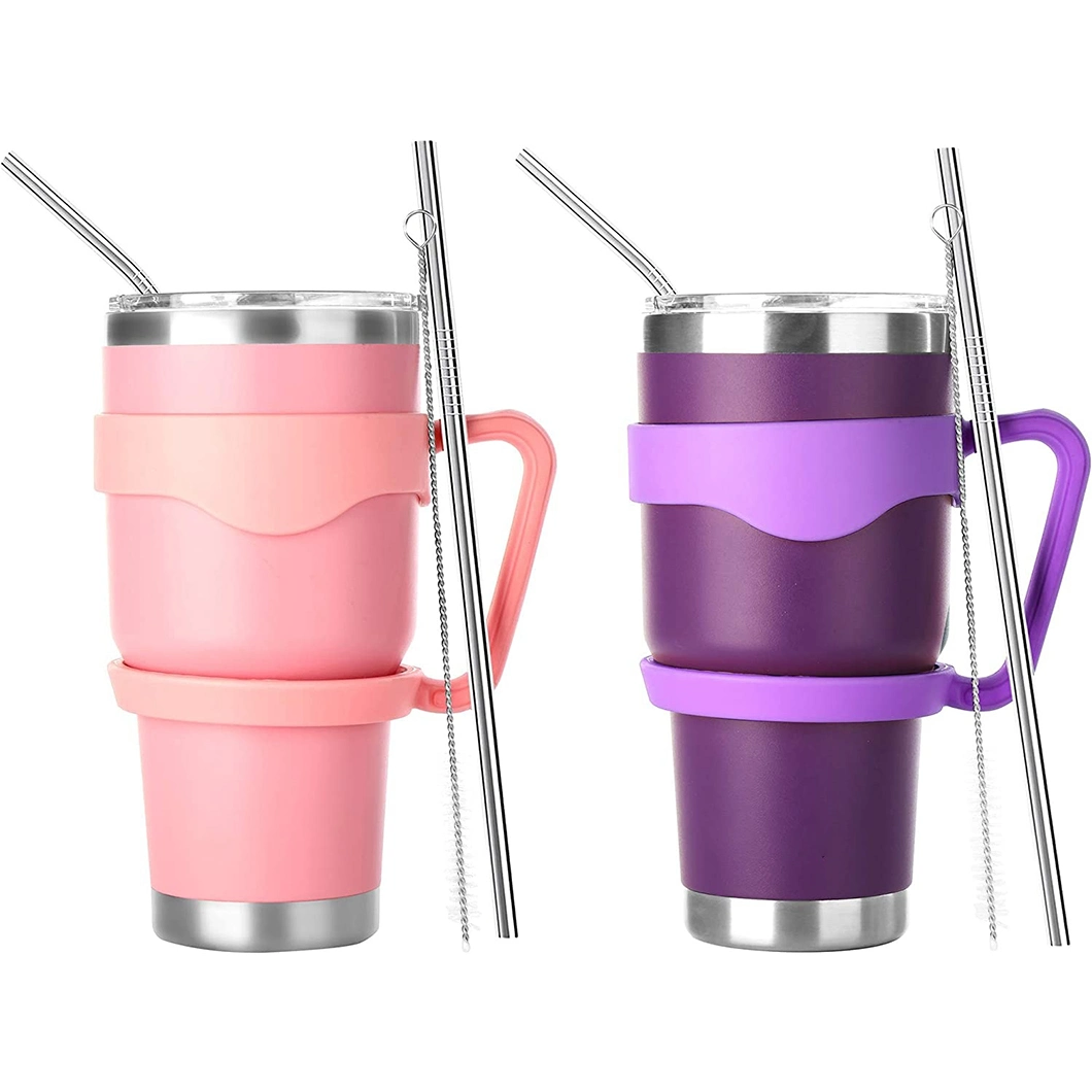 Sweat Proof BPA Free Yetys Double Wall Tea Beer Coffee Vacuum Cup Travel Mug Stainless Steel 30oz Insulated Tumbler with Lid Straw