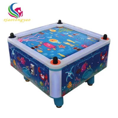 Indoor Playground Coin Operated 4 Players Air Hockey Table for Adult