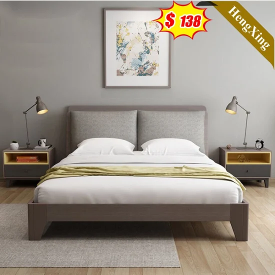 Wholesale China Factory Double Sofa King Wall Bed Modern Hotel Bedroom Office Wooden Living Room Home Furniture