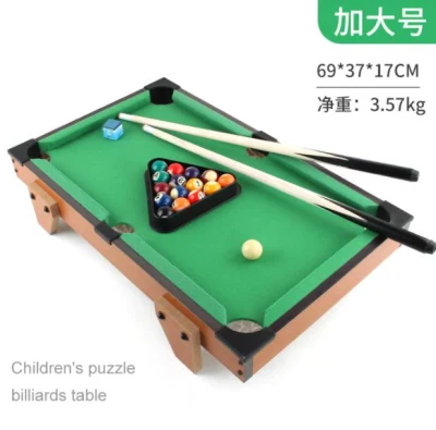 High Quality Indoor Games Desktop Sport Games Wooden Mini Billiards Table for Children
