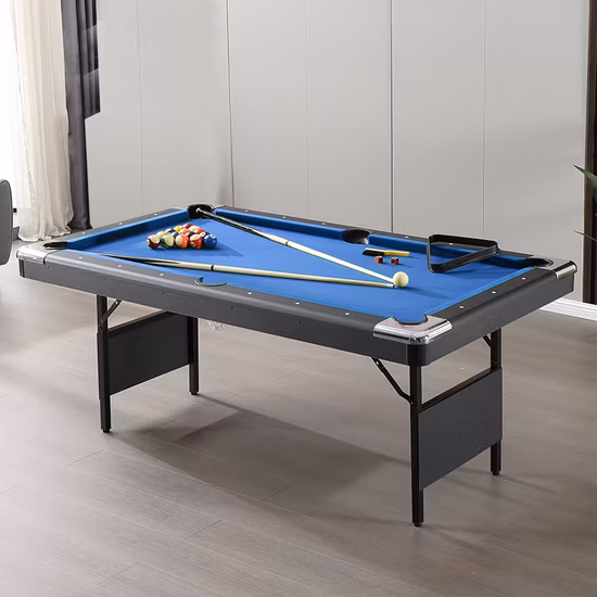 Custom Foldable Legs 7FT Folding Snooker Pool Billiard Table