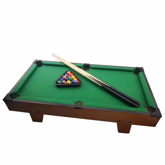 Wooden Sport Toys Mini Pool Table Snookertabletop Billiard Table for Kids